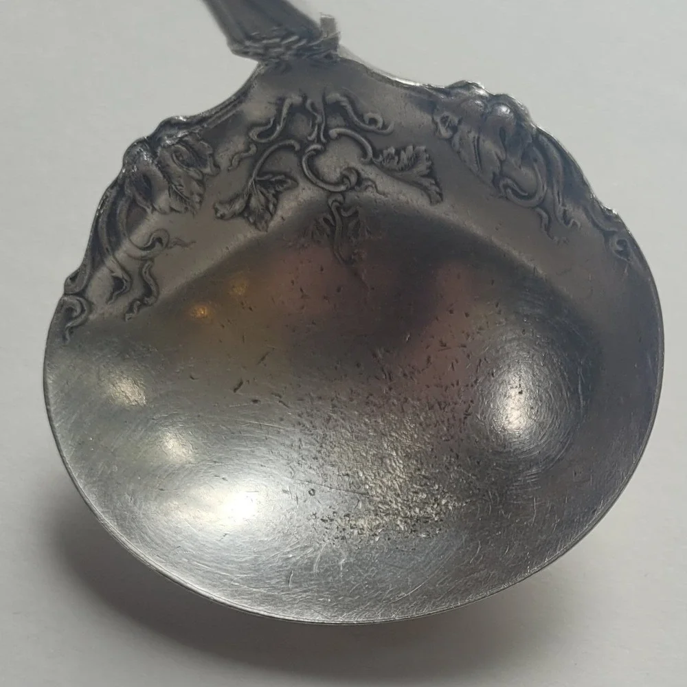 1847 Rogers Bros Vintage Grape Flatware Serving Spoon XS‎ Fork Twisted